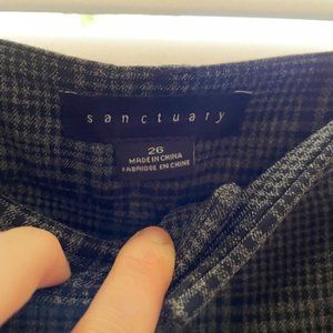 Sanctuary Plaid Wide Leg Pants